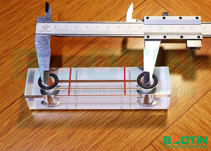 Hướng dẫn đo kích thước thước thăm dầu khí nén